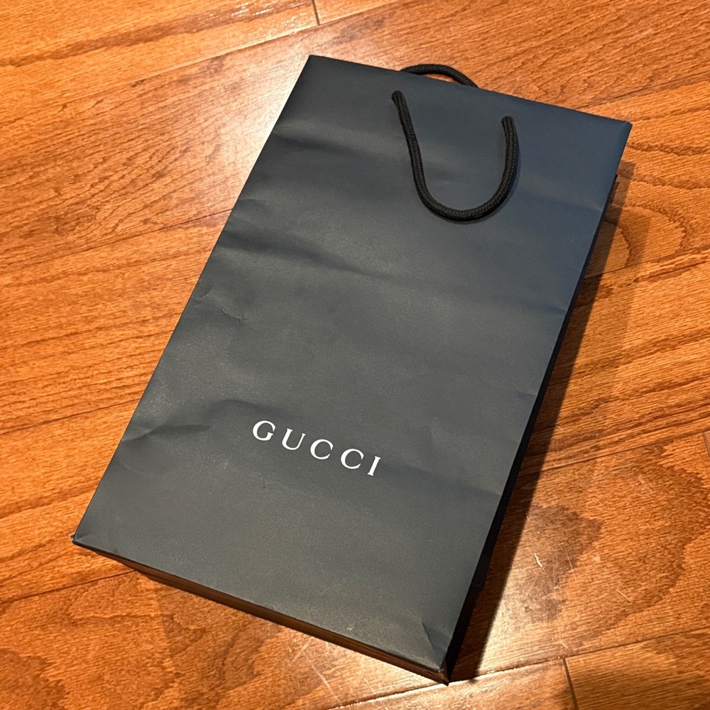 Gucci Dark Gray Shopping Bag